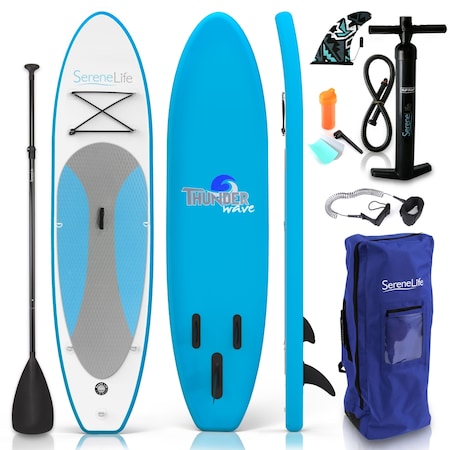 Serenelife Thunder Wave Sup - Stand Up Water Paddle-Board, SLSUPB10 SLSUPB10